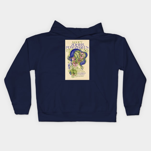 Poster for "culture stamps", social fundraiser Kids Hoodie by UndiscoveredWonders